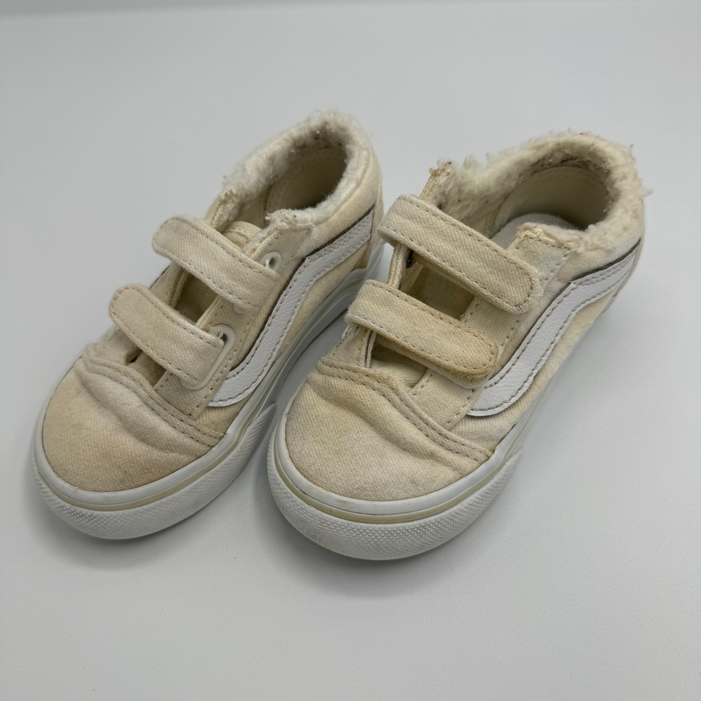 Vans Flannel Shearling Shoes Size 6.5 - Picture 2 of 4